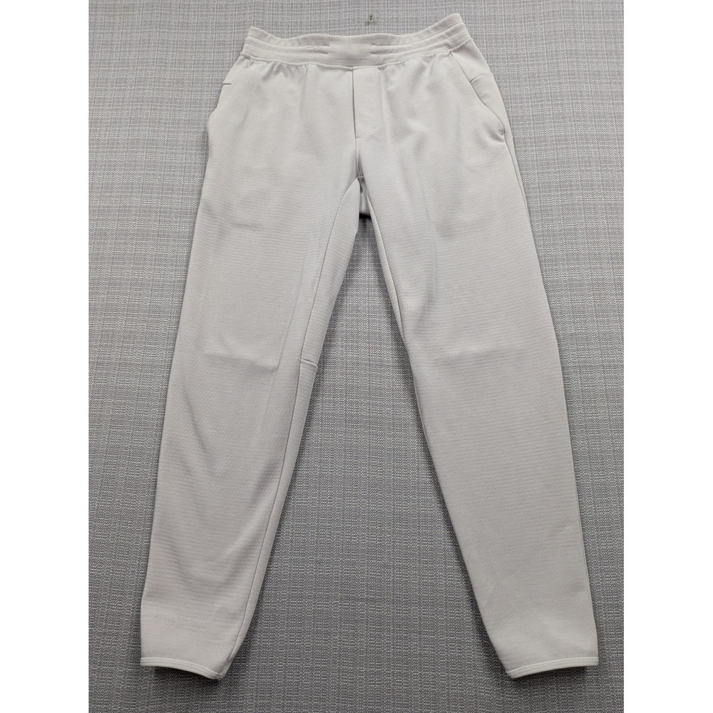 Lululemon Pants Mens Medium Gray Fleece Joggers Zip Pocket Athletic Warm Lounge